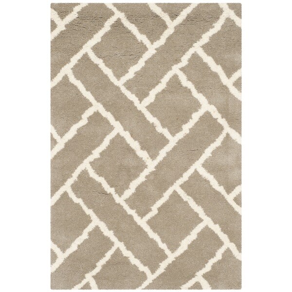 Safavieh Handmade Chatham Beige/ Ivory Wool Rug - 2' x 3'