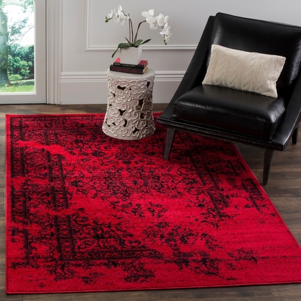 Safavieh Adirondack Vintage Overdyed Red/ Black Rug - 8' x 10'