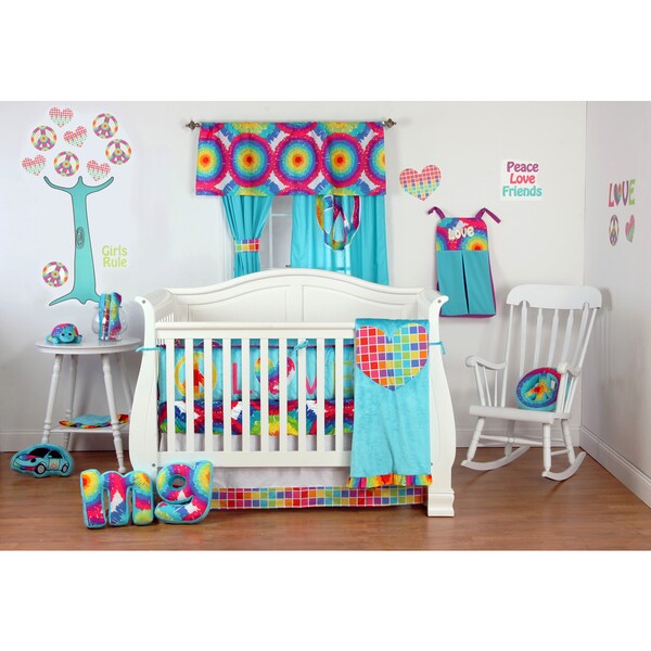 tie dye crib sheets