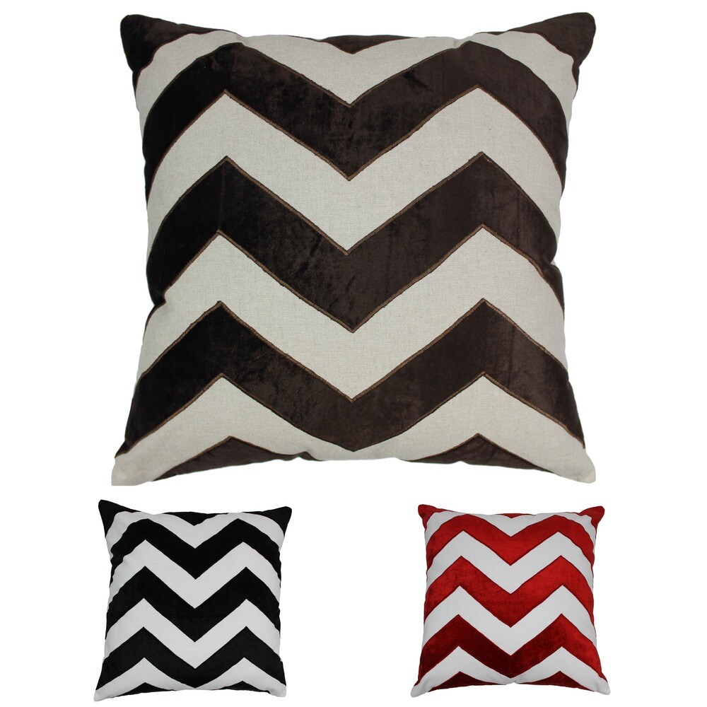 Blazing Needles 18-inch Chenille Throw Pillows (Set of 4) - On Sale - Bed  Bath & Beyond - 28736016
