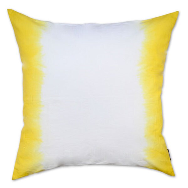 Yellow Ombre Cotton Throw Pillow Overstock 9721221