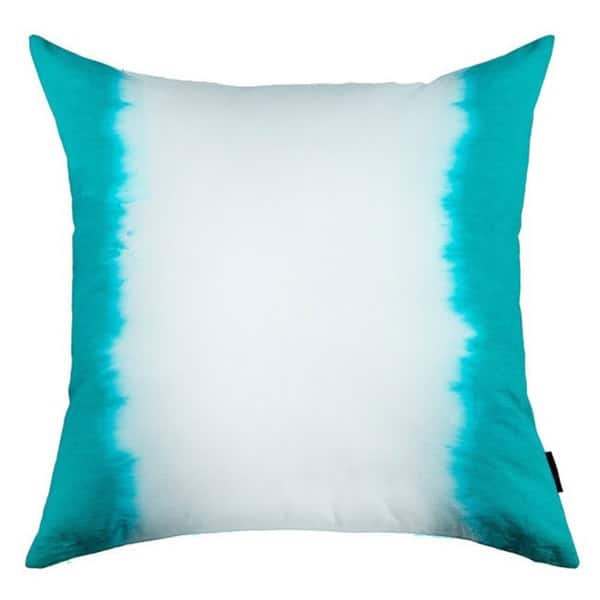 Decorative Boho Blue Ombre Cotton Square Throw Pillow Cover Set of