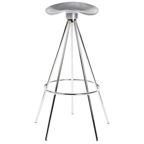 Hans Andersen Home Modern Chrome Bar Stool Free Shipping Hans Andersen Home Modern Chrome Bar Stool