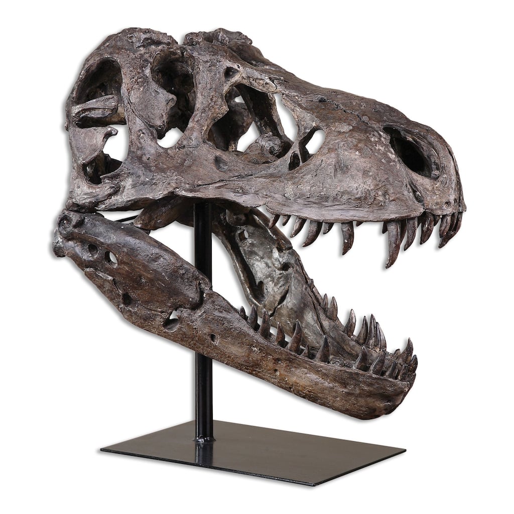 Uttermost Tyrannosaurus Rex Skull Sculpture