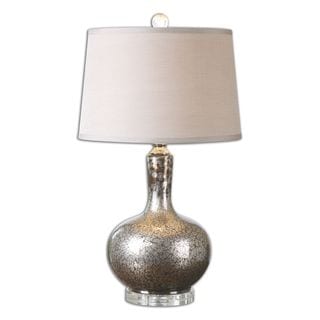 Brown Glass Medium Kenroy Home 32318BRN Alamos Table Lamps