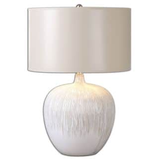 Uttermost Georgios 1-light Ivory Table Lamp