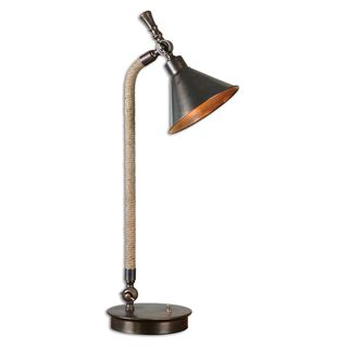 Rope Designed Bronze Lamp