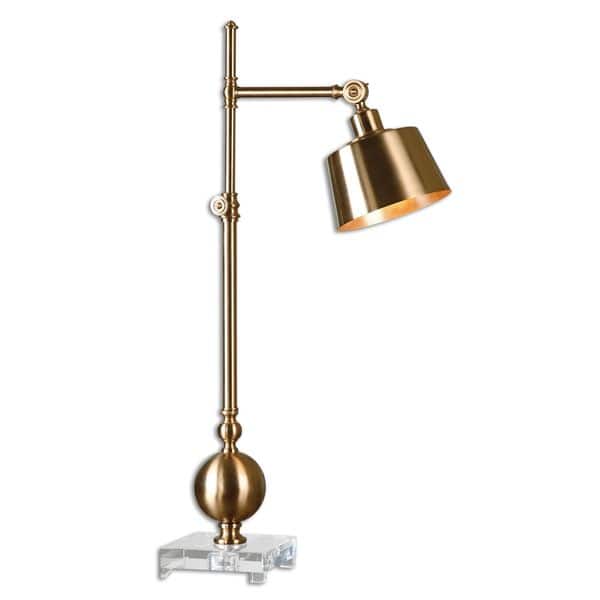 slide 1 of 1, Uttermost Laton Brushed Brass Task Lamp