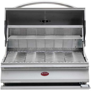 review detail Cal Flame Gourmet Series Built-In Charcoal Grill With Adjustable Coal Tray