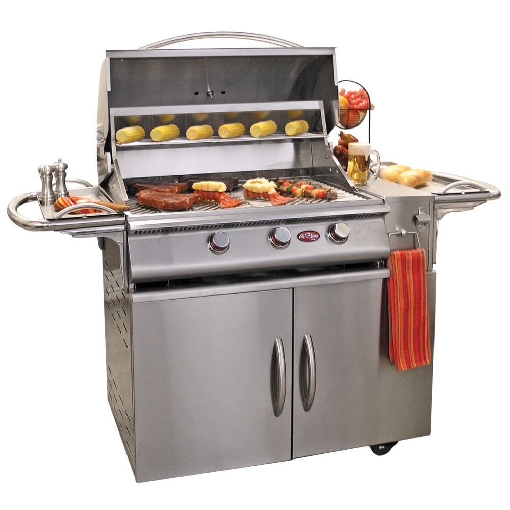 Cal Flame Gourmet Series 3-burner Gas Grill with Double Access Doors