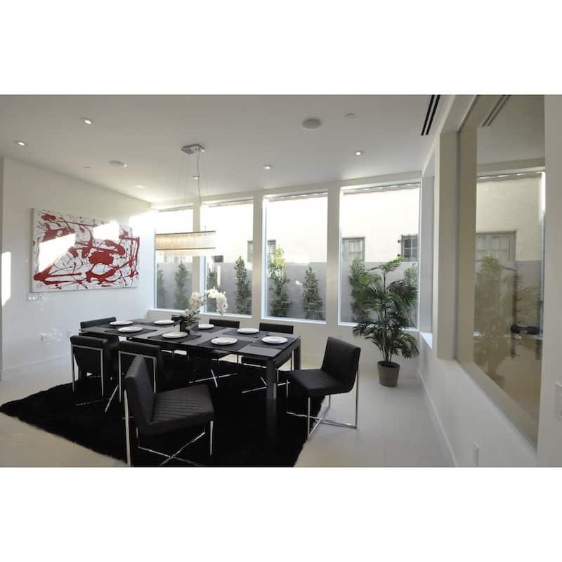 Spiral Chrome 9-light Linear Pendant