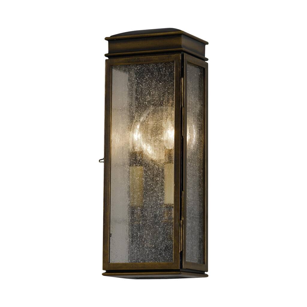 Feiss 2 - Light Wall Lantern, Astral Bronze