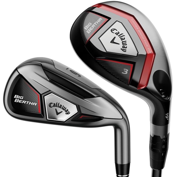 Callaway Big Bertha Hybrid 3, 4 Hybrids, 5 PW Iron Set