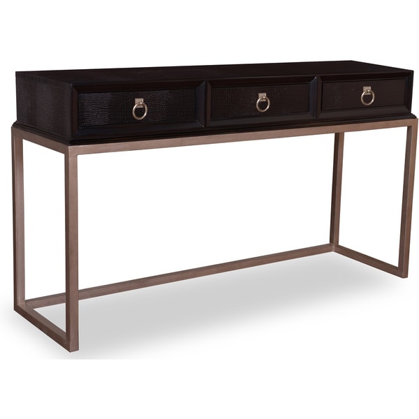 Cosmopolitan Ebony Console Table   16896700   Shopping