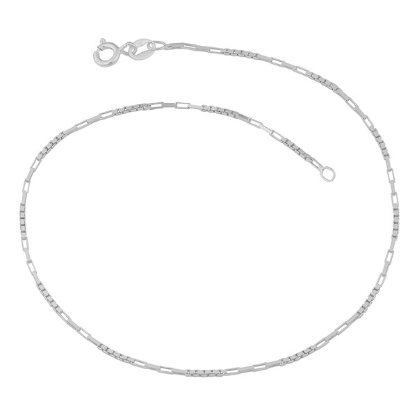 11 inch sterling silver anklets