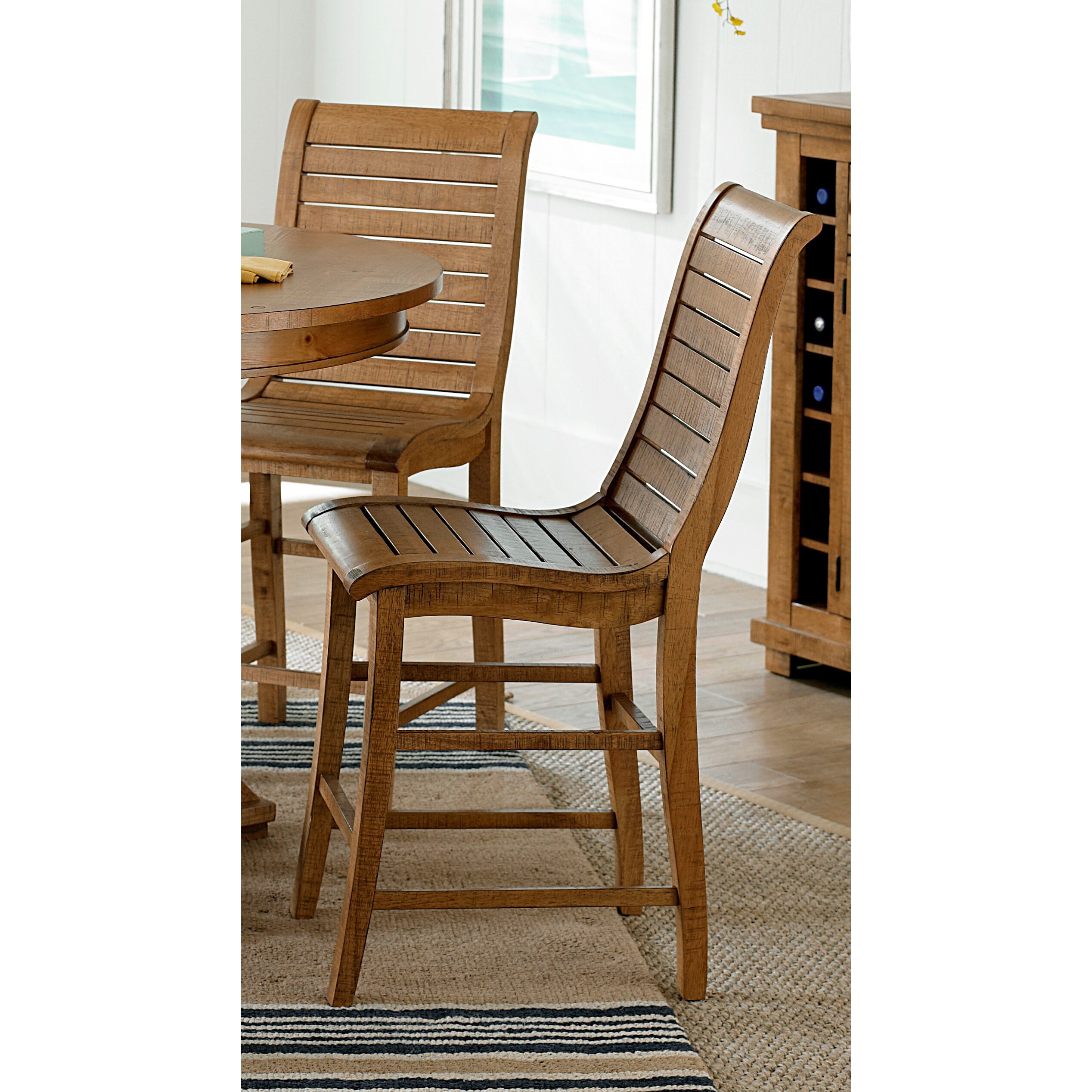 barnwood dining room table and chairs