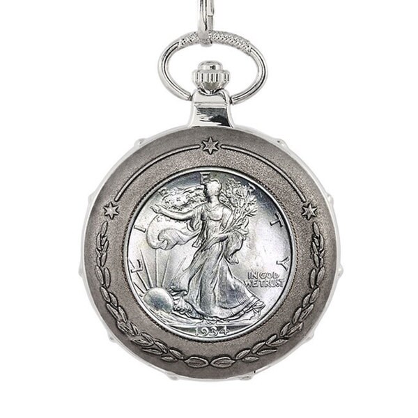 walking liberty silver coin watch