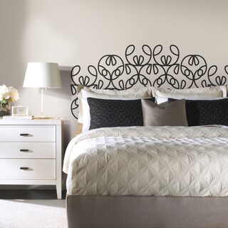 Ribbon Headboard Peel and Stick Giant Wall Decals