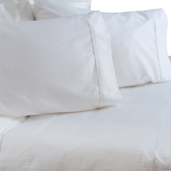 Austin Horn Clics 600 Thread Count Dobby Supima White Cotton Austin Horn Clics 600 Thread Count Dobby Supima White Cotton Sheet Set Free Shipping Today 9723338