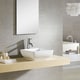 preview thumbnail 1 of 2, Fine Fixtures Bulging Square White Vitreous China Vessel Sink - 15" x 15"