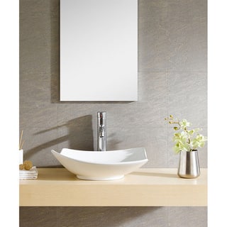 Bathroom Sinks Clearance Liquidation Online At Clearance Fine Fixtures Irregular White Vitreous China Vessel Sink