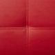 Abbyson Aspen Red Bonded Leather Foldable Futon Sleeper Sofa - Thumbnail 11
