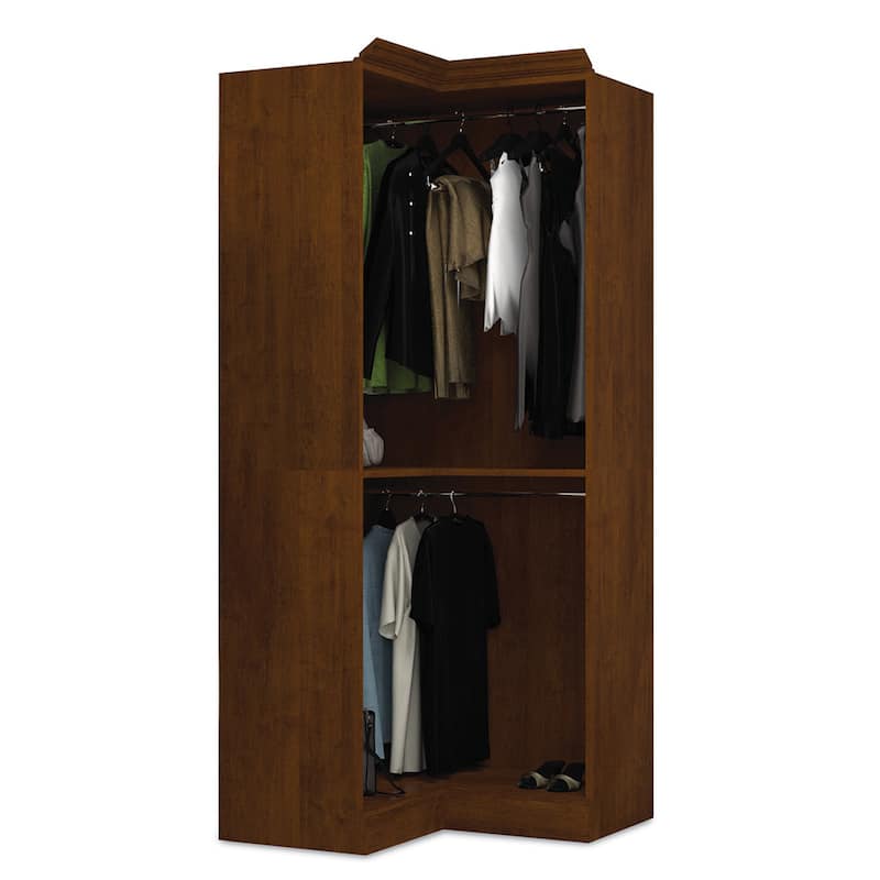 Versatile 108W U-Shaped Walk-In Closet Organizer by Bestar