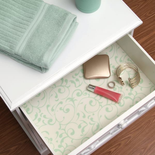 Shop Con Tact Luxury Fabric Non Adhesive Non Slip Shelf And Drawer