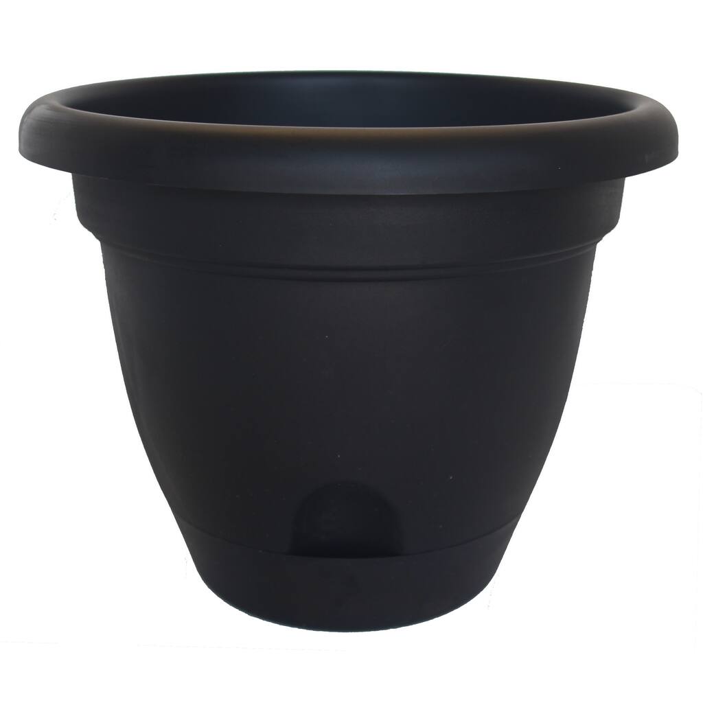 Bloem Lucca Black Planter