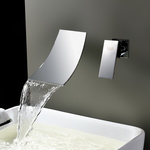 waterfall wall mounted faucets