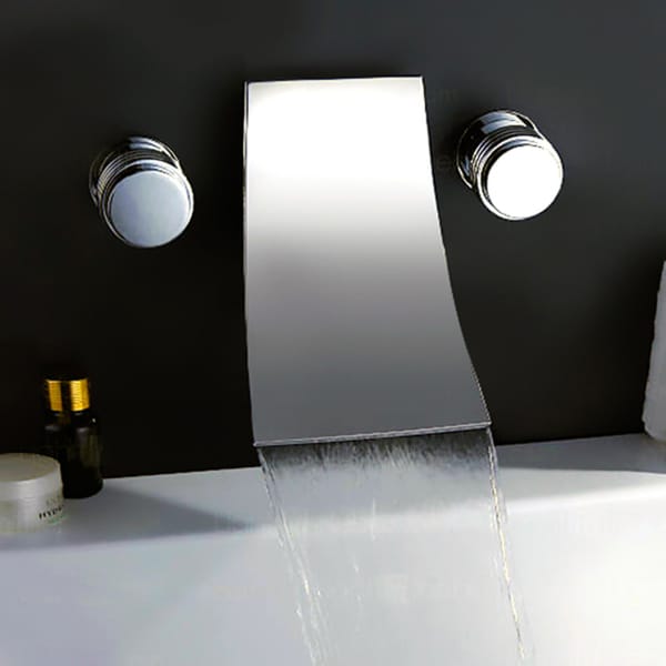 wall mount waterfall tub faucet