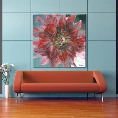 Ready2HangArt 'Painted Petals XXXI' Floral Canvas Wall Art