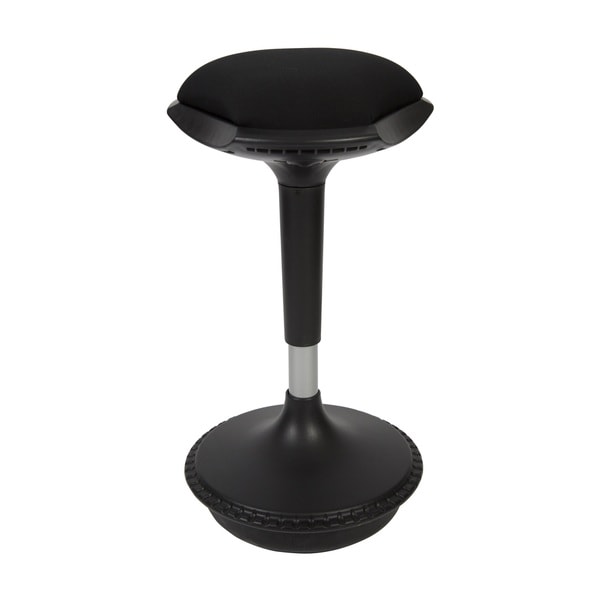 Stainless Steel/ Upholstered Tilting Swivel Stool   16898185