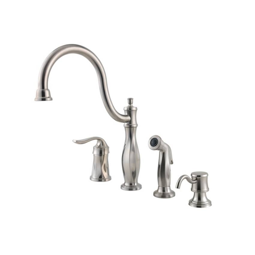 Pfister Cadenza Kitchen 26 Cz S/C 4H W/Spr Stainless Steel