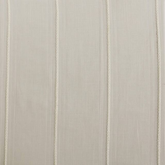 Exclusive Fabrics Aruba Striped Linen Sheer Curtain (1 Panel)