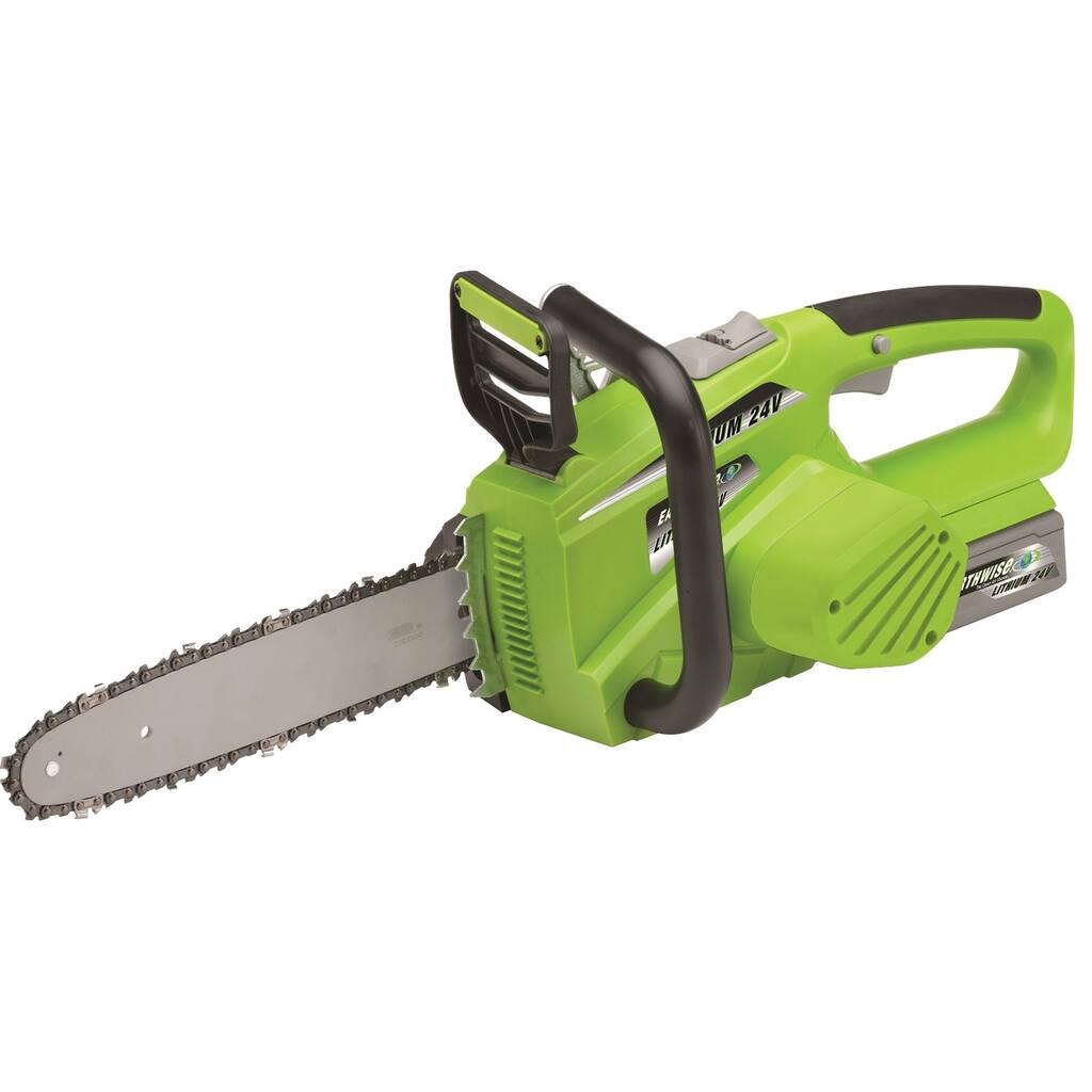 Earthwise Cordless 24V Li-Ion Chainsaw - Green
