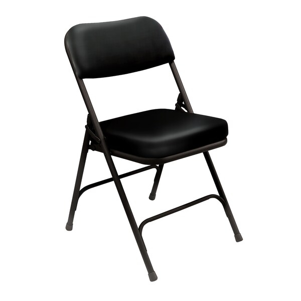 NPS 3200 Vinyl Upholstered Box Seat Folding Chairs Pack of 2