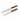 Rachael Ray Cucina Cutlery 2-Piece Japanese Stainless Steel Santoku Knife Set with Acacia Handles