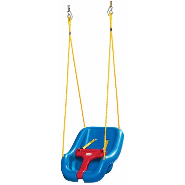 blue baby swing chair