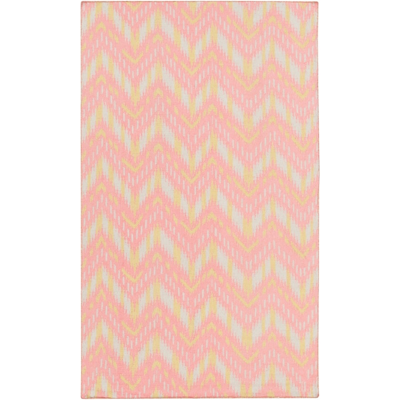 Hand-woven Lia Reversible Chevron Wool Area Rug
