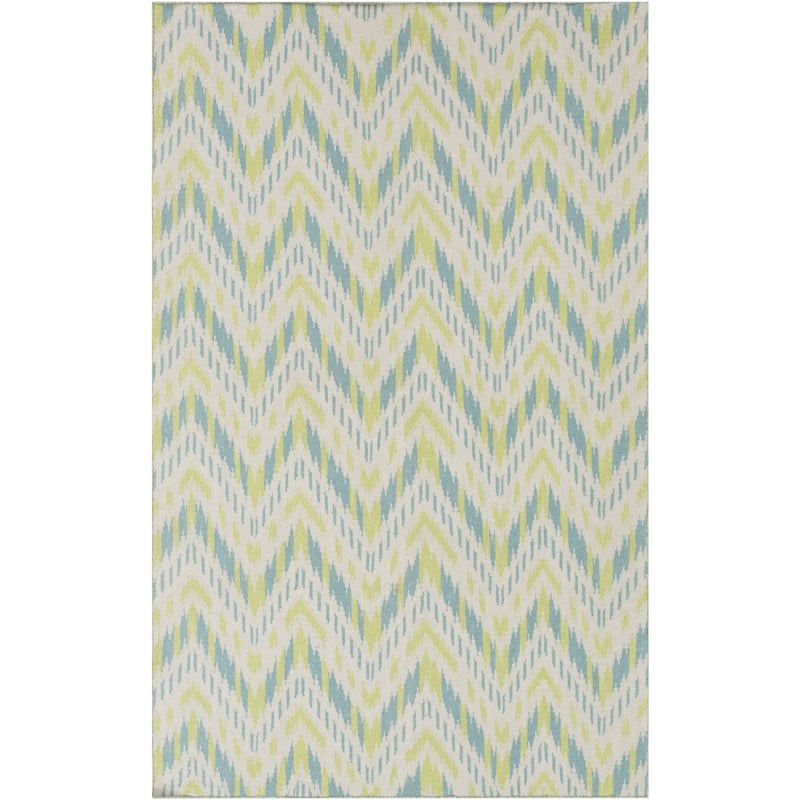 Hand-woven Lia Reversible Chevron Wool Area Rug