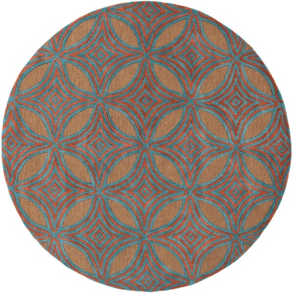 Shop HandTufted Allman Contemporary New Zealand Wool Area Rug 8' x 8