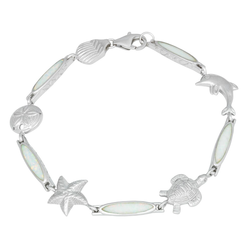 New Hot Popular 925 Sterling Silver White Fire Opal Bracelets for Women pulseiras Femininas B171