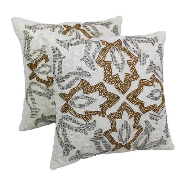 beaded decorative pillows