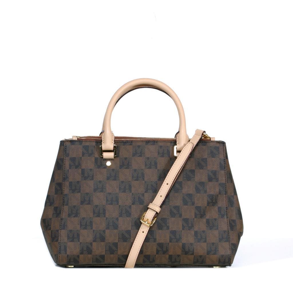 michael kors checkered tote