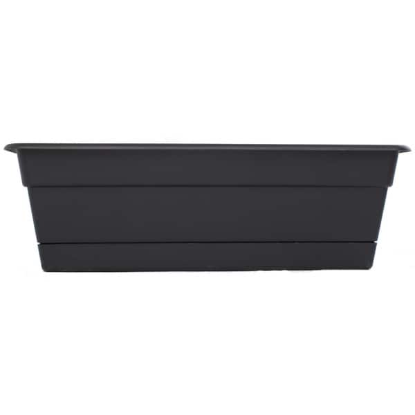 slide 1 of 1, Bloem Dura Cotta Black Window Box