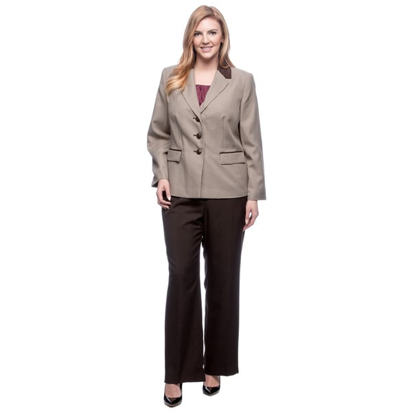 womens plus suit