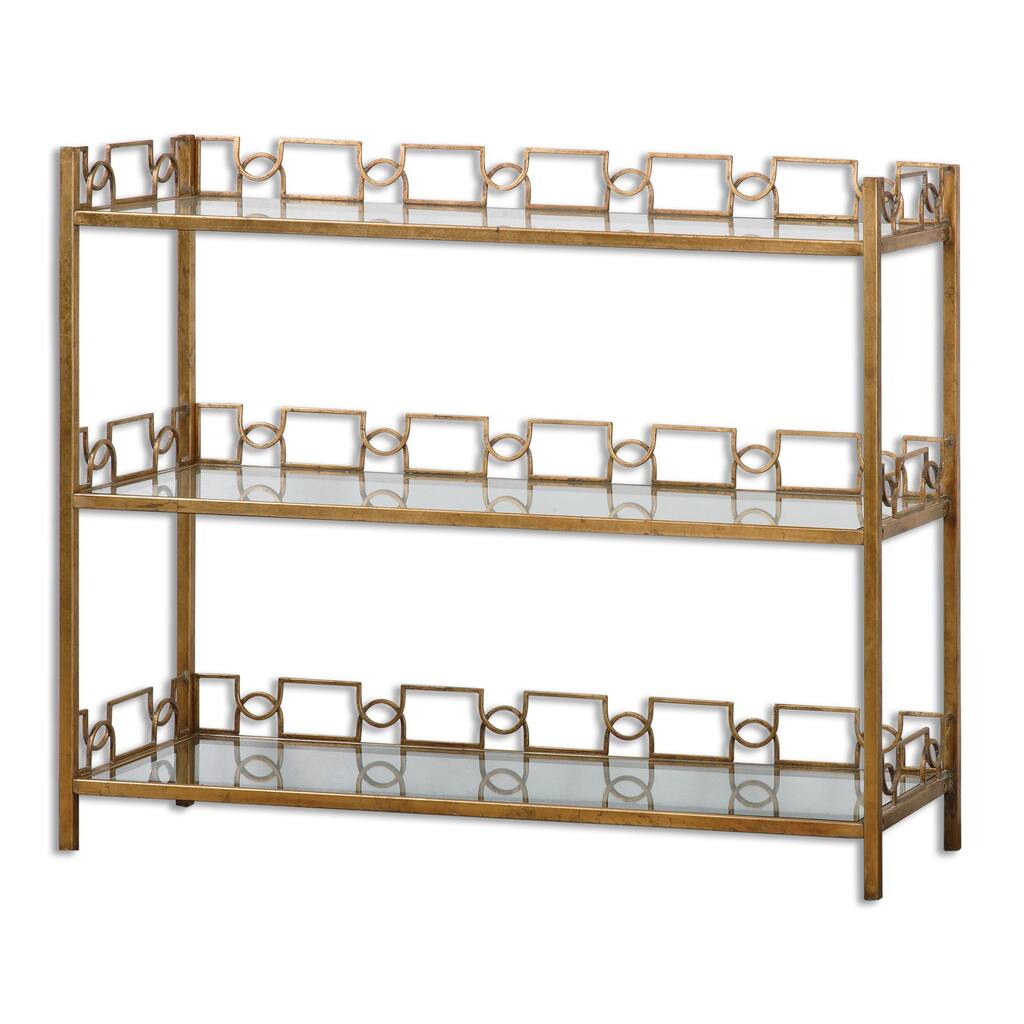 Uttermost Nicoline Glass Console Table
