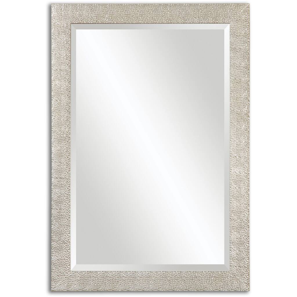 Uttermost Porcius Antiqued Silver Bevelled Mirror - Antique Silver - 29x41x0.75