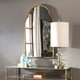 preview thumbnail 2 of 1, Uttermost Kenitra Gold Arch Decorative Wall Mirror - Antique Silver - 24x40x1.125